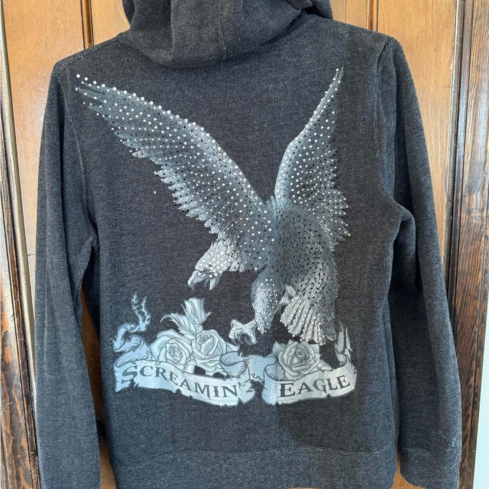 Harley Davidson Screaming Eagle Zip Jacket-Large - image 4